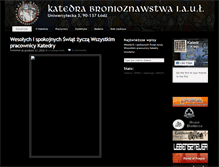 Tablet Screenshot of katedra.freha.pl